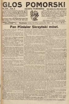 Głos Pomorski. 1924, nr 249