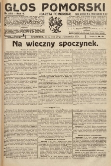 Głos Pomorski. 1924, nr 252