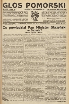 Głos Pomorski. 1924, nr 253