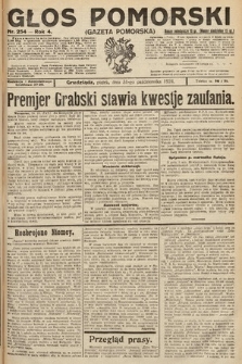 Głos Pomorski. 1924, nr 254