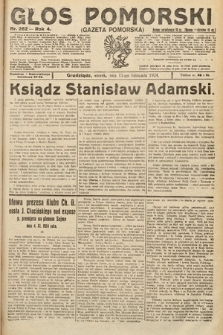 Głos Pomorski. 1924, nr 262