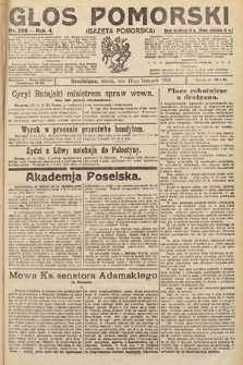 Głos Pomorski. 1924, nr 268