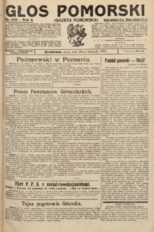 Głos Pomorski. 1924, nr 275