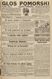 Głos Pomorski. 1924, nr 280