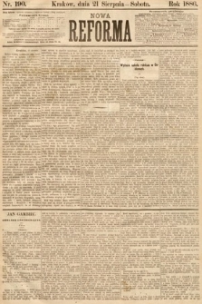 Nowa Reforma. 1886, nr 190
