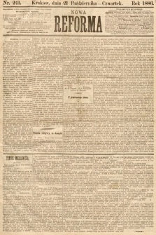 Nowa Reforma. 1886, nr 241