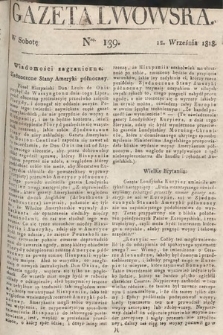 Gazeta Lwowska. 1818, nr 139