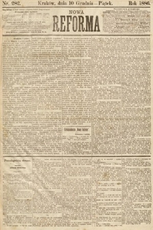Nowa Reforma. 1886, nr 282