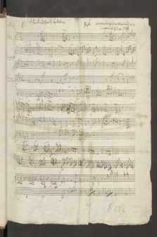 1te Sonate aus Opus 15. bey Artaria