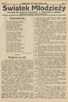 Światek Młodzieży : tygodnik dla młodzieży pomorskiej. 1924, nr 24