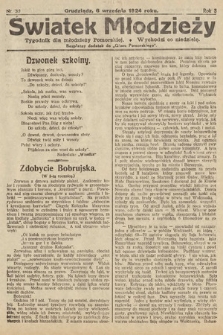 Światek Młodzieży : tygodnik dla młodzieży pomorskiej. 1924, nr 30