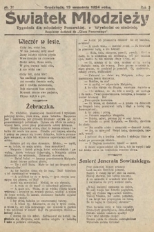 Światek Młodzieży : tygodnik dla młodzieży pomorskiej. 1924, nr 31