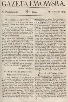 Gazeta Lwowska. 1818, nr 140