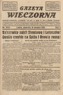 Gazeta Wieczorna. 1920, nr 5035
