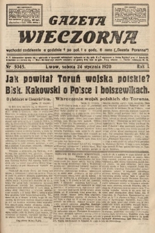 Gazeta Wieczorna. 1920, nr 5045