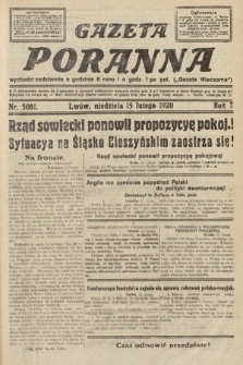 Gazeta Poranna. 1920, nr 5081
