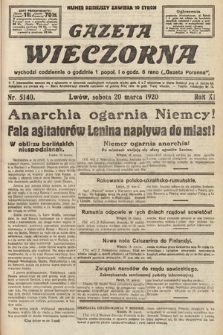 Gazeta Wieczorna. 1920, nr 5140