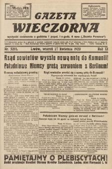 Gazeta Wieczorna. 1920, nr 5201