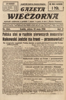 Gazeta Wieczorna. 1920, nr 5241