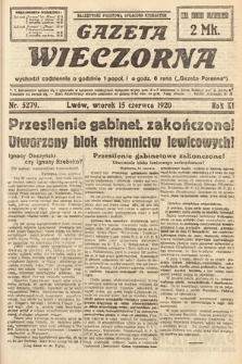 Gazeta Wieczorna. 1920, nr 5279