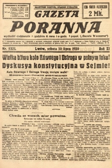 Gazeta Poranna. 1920, nr 5321