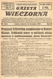 Gazeta Wieczorna. 1920, nr 5455