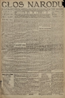 Głos Narodu (wydanie poranne). 1918, nr 4