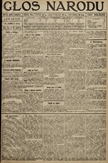 Głos Narodu (wydanie wieczorne). 1918, nr 71