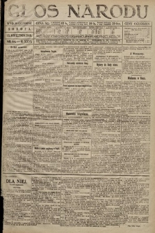 Głos Narodu (wydanie wieczorne). 1918, nr 84