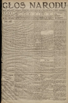 Głos Narodu (wydanie poranne). 1918, nr 87