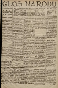 Głos Narodu (wydanie poranne). 1918, nr 95