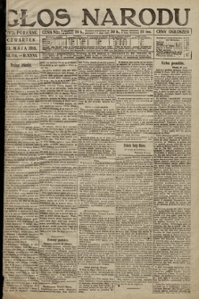 Głos Narodu (wydanie poranne). 1918, nr 116