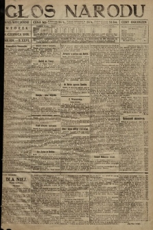 Głos Narodu (wydanie wieczorne). 1918, nr 120