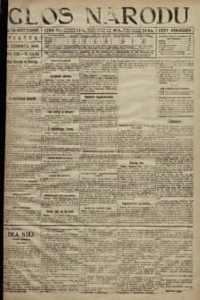Głos Narodu (wydanie wieczorne). 1918, nr 123