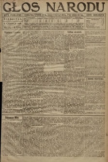 Głos Narodu (wydanie poranne). 1918, nr 124
