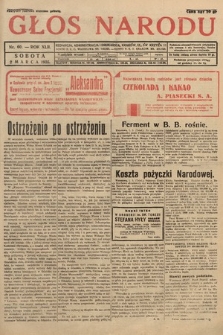 Głos Narodu. 1935, nr 60