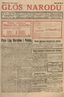 Głos Narodu. 1935, nr 95