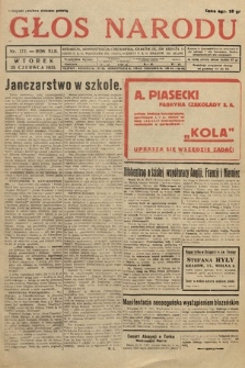 Głos Narodu. 1935, nr 172