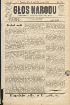 Głos Narodu. 1899, nr 36