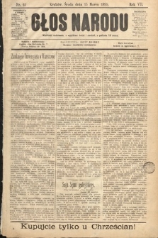 Głos Narodu. 1899, nr 61