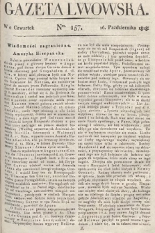 Gazeta Lwowska. 1818, nr 157
