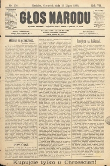 Głos Narodu. 1899, nr 156