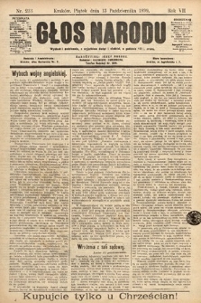 Głos Narodu. 1899, nr 233