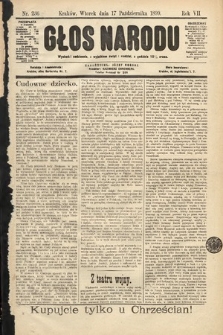 Głos Narodu. 1899, nr 236