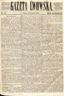 Gazeta Lwowska. 1867, nr 17