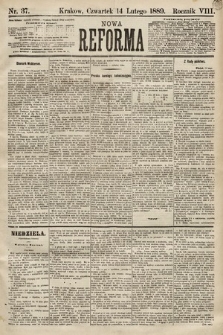 Nowa Reforma. 1889, nr 37