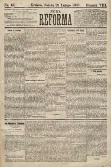 Nowa Reforma. 1889, nr 45