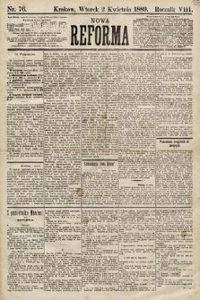 Nowa Reforma. 1889, nr 76