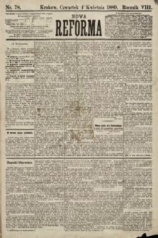 Nowa Reforma. 1889, nr 78