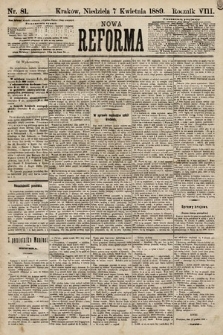 Nowa Reforma. 1889, nr 81